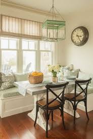 Light Green Themed Breakfast Nook In 2020 Dining Room Small Window Seat Kitchen Dining Room Design