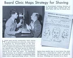 Beard Clinic Maps Strategy For Shaving Sep 1939 Modern