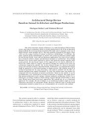 Pdf Architectural Design Review Based On Animal Architecture And Biogas Productions