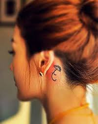 The meaning of anchor tattoo designs. 70 Pretty Behind The Ear Tattoos For Creative Juice
