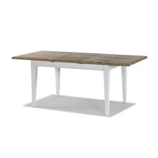 The belgian gray finish adds natural luster to the wood's texture, and the grain and hue. Lulworth White Extending Dining Table And 4 Slatted Chairs Dining Room From Breeze Furniture Uk