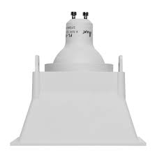 Illux de México - TH-3004.BKT40, flush mount in ceiling light, indoor use,  modern and elegant lamp, includes MR16 bulb of neutral light 4.5 W, white,  lamp for bedroom, living room, kitchen. -