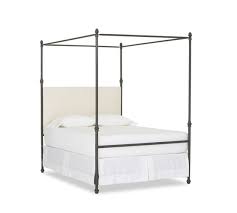 Twin size pottery barn kids headboard cover. Antonia Metal Canopy Bed Pottery Barn
