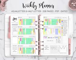 2021 Weekly Hourly Planner To Do List Weekly Schedule 10 Etsy In 2020 Hourly Planner Weekly Hourly Planner Daily Planner