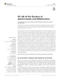 Deze werken goed (umr reageert er goed op). Pdf Nf Kb At The Borders Of Autoimmunity And Inflammation