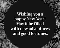 صورة New Year's Card 2024, with the phrase Wishing you a happy, healthy, and prosperous New Year!