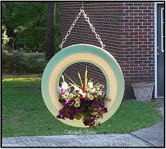 Image result for flowers on tires