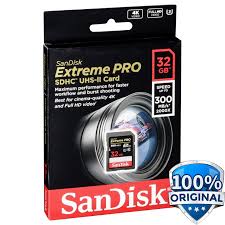 Find great deals on ebay for sandisk extreme pro 32gb sdhc class 10. Sandisk Extreme Pro Sdhc Card Uhs Ii U3 Class 10 4k 300mb S 32gb Sdsdxpk 032g Jakartanotebook Com