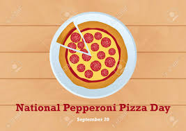 And participants felt less guilty about eating pizza as long as it included vegetables. National Pepperoni Pizza Day Vector Salami Pizza Vector Pepperoni Royalty Free Cliparts Vectors And Stock Illustration Image 108810520
