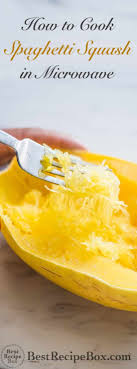 How To Cook Spaghetti Squash In The Microwave Bestrecipebox Spaghetti Squash Microwave Spaghetti Squash Spaghetti Squash Recipes Easy