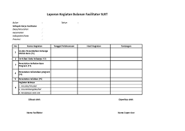 Check spelling or type a new query. Form Laporan Fasilitator 1
