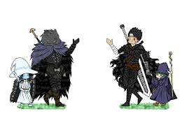 ranni the witch, guts, blaidd the half-wolf, and schierke (elden ring and 1  more) drawn by jowan | Danbooru
