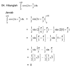 Ini belum termasuk integral dengan perkalian, pembagian, dan lain sebagainya. Integral Tak Tentu Dari Fungsi Trigonometri Materi Lengkap Matematika