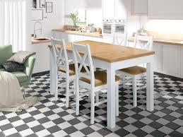 Un catálogo de muebles trabajado y estudiado. Conjunto Mesa Extensible 4 Sillas Mod Molino Blanco