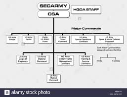 Us Army Organization Chart Stock Photo 129539580 Alamy