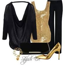 Black And Gold Theme Clothes Pin By Amy Reardon On My Style Black And Gold Outfit Stylish Eve Outfits Together Fashion