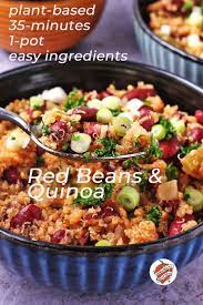 Weeknight Red Beans Quinoa Another Music In A Different Kitchen Recipe Recipes With Kidney Beans Beans Recipe Healthy Bean Recipes