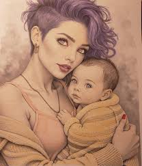 Coloring Book: The Protagonists Published by:Global Doodle Gems (on Amazon)  Artist: Pica Wu Coloring by: Lilian Chen Media: Prismacolor