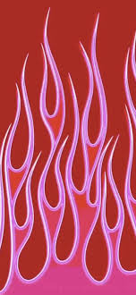 Another 'red flames' type wallpaper. Pink Flames Wallpaper Pink Neon Wallpaper Neon Wallpaper Picture Collage Wall
