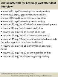 Let the employer know about your skills and how you intend to utilize your skills for the betterment of the hiring firm. Top 8 Beverage Cart Attendant Resume Samples