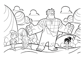Wreck It Ralph Coloring Pages Best Coloring Pages For Kids Free Disney Coloring Pages Disney Coloring Pages Coloring Pages