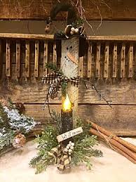Handcrafted From Antique Wood Lath Salvaged From Our Circa Early 1800s Pennsylvania Farmhouse Renovation Primitive Christmas Timer Candles Primitive Decorating