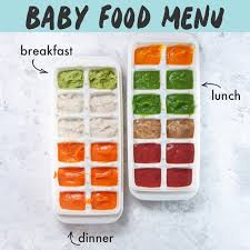 We have all you need to know, from the early days of weaning your baby right through to when she's old enough to join in with your meals. 6 9 Month Old Baby Food Puree Menu Free Printable Baby Foode