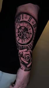 Stunning Clock and Compass Tattoo Inspiration Process