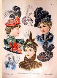 Victorian Fashion Plate Victorian Hats Hats Vintage Victorian Fashion
