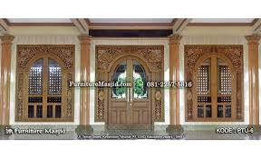30+ desain pintu balkon minimalis. Pintu Jendela Masjid Ukir Kayu Jati Tpk Furniture Masjid