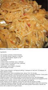 Mexican Chicken Spaghetti Recipes Food Chicken Spaghetti Recipes