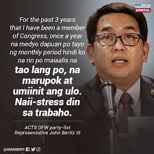 Humingi ng paumanhin si ACTS OFW party-list Representative John Bertiz III  kaugnay ng kanyang viral video sa NAIA. BASAHIN: http://bit.ly/2zHLwho