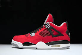 New Air Jordan 4 Retro Toro Bravo Fire Red White Black Cement Grey 308497 603 In 2020 Air Jordans Air Jordans Retro Black Cement