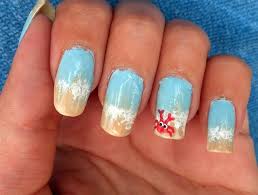 15 Outstanding Beach Nail Art Ideas Sheideas Beach Nail Designs Beach Nails Beach Nail Art Tutorial