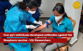 Sinopharm harbin general hospital is founded today. Over 95 Individuals Developed Antibodies Against The Sinopharm Vaccine Usj Researchers Usj University Of Sri Jayewardenepura Sri Lanka