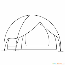 You can use our amazing online tool to color and edit the following tent coloring pages. Tent Coloring Page Free Printable For Kids