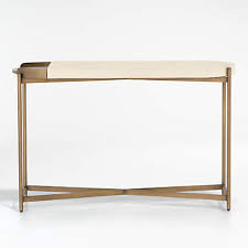 The right console in the right place can make all the difference. Laurie White Console Table Crate And Barrel