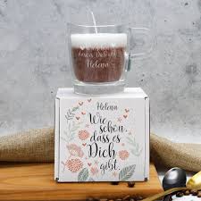 Translation of wann gibt es in english. Cappuccino Duftkerze Im Glas Mit Box