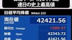 東京株式市場で#日経平均株価は大きく値上がりし、史上 ...