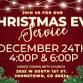 Community Christmas Eve Family Service event in Johnstown, CO