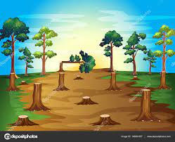 ¿te animas a optimizar tus tareas? Deforestacion Vectores Graficos Imagenes Vectoriales Depositphotos