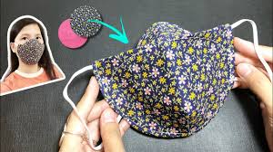 Even if you don't have a sewing machine, i think anyone could make it, jun says. New Design No Fog On Glasses Very Quick Easy 3d Face Mask Sewing Tutorial Circle Template Youtube