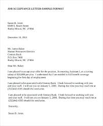 Maybe you would like to learn more about one of these? Job Acceptance Letter With Questions Free Letter Sample Download
