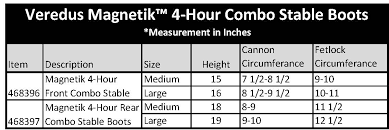 Veredus Magnetik 4 Hour Stable Boots Rear Veredus