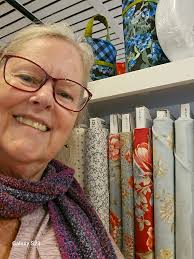 Paisley fabric for mini quilt kit coordination