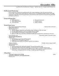 Professional Bus Driver Resume Examples Driving Livecareer
