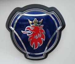 Scania Logo I M After One Of These In White With King Of The Road On It All Car Logos Big Trucks Car Badges