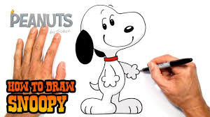 How To Draw Snoopy Peanuts Youtube Leer Tekenen Sprookjes Tekenen