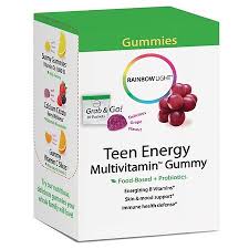 Rainbow Light Teen Energy Multivitamin Probiotics Gummies 75 0 Ea Shefinds