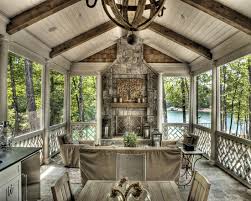 Open Back Porch Design Ideas Pictures Remodel And Decor Porch Design Rustic Porch Traditional Porch